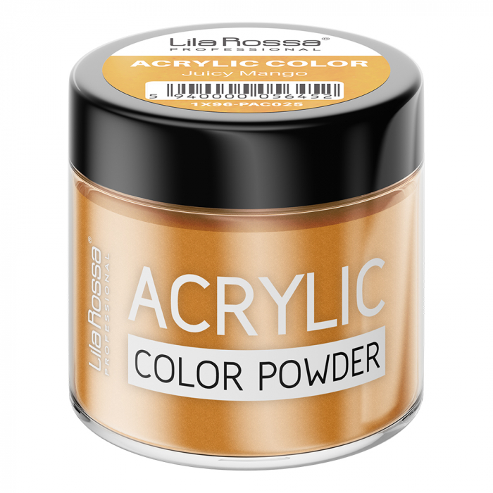 Pudra acrilica color, Lila Rossa, Juicy Mango, 7 g [1]