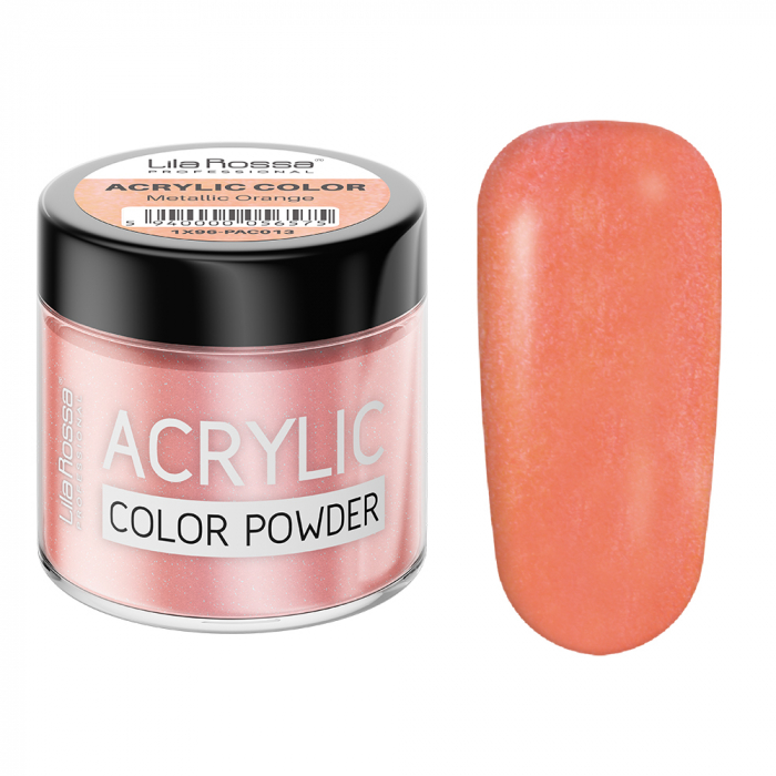 Pudra acrilica color, Lila Rossa, Metallic Orange, 7 g [2]