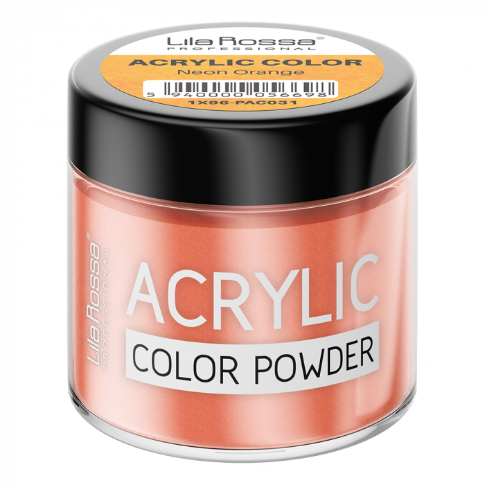 Pudra acrilica color, Lila Rossa, Neon Orange, 7 g [1]