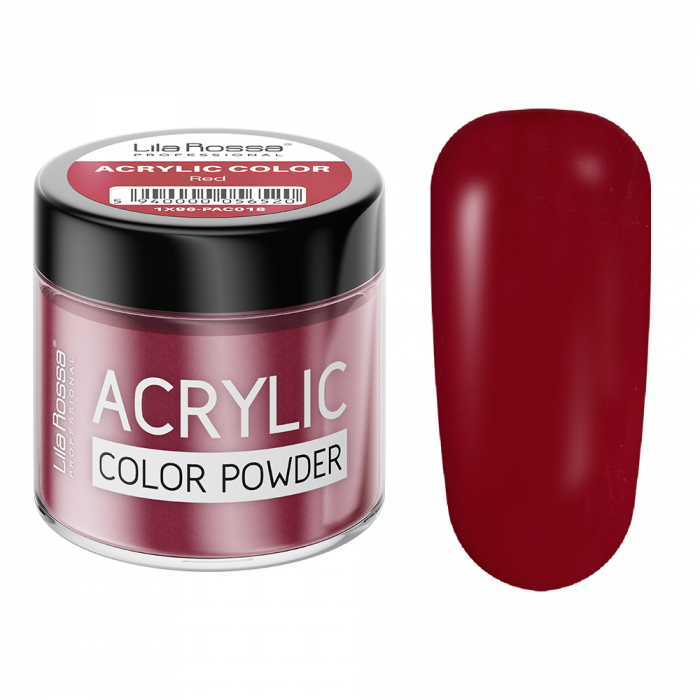 Pudra acrilica color, Lila Rossa, Red, 7 g [2]