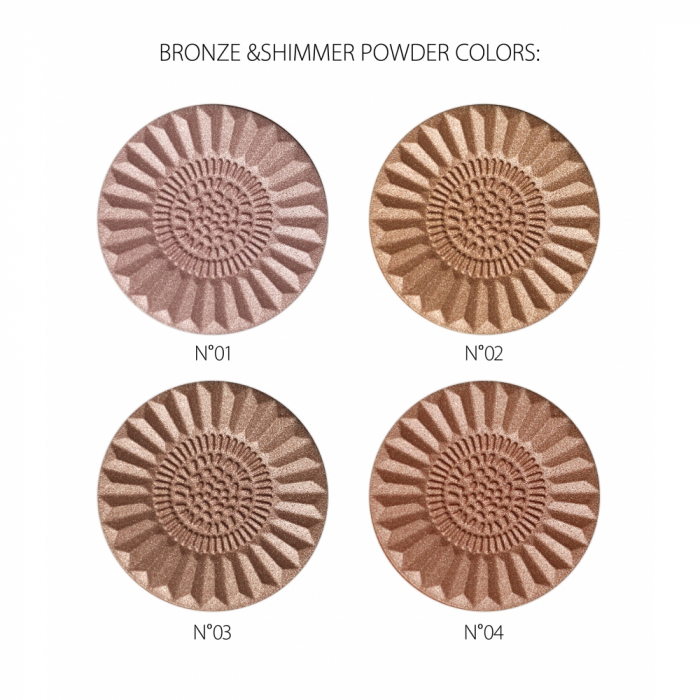 Pudra bronzanta, Bronze and Shimmer, Revers, 9g, 4 [2]