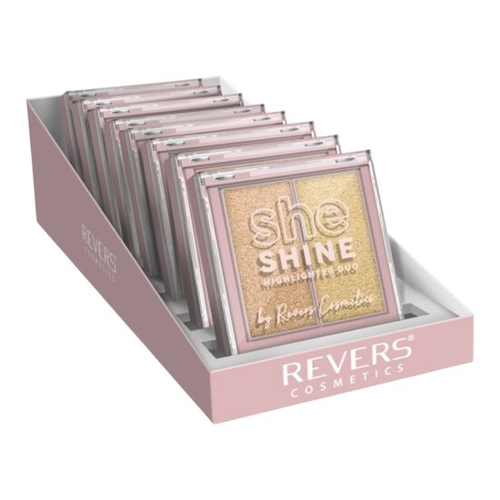 Pudră iluminatoare Duo She Shine set 8 bucăți 7,2 g – Revers [1]