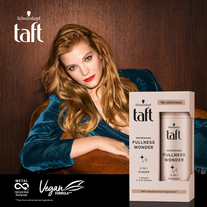 Pudra pentru extra volum si reimprospatare Taft Schwarzkopf Fulness Wonder 10g [3]