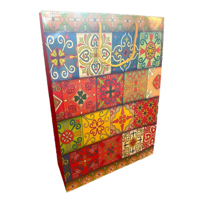 Pungi de cadou, model geometric, XL, set de 12 buc - C14-355 [5]