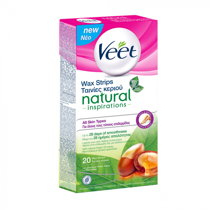 Benzi depilatoare Veet pentru corp 20buc [2]