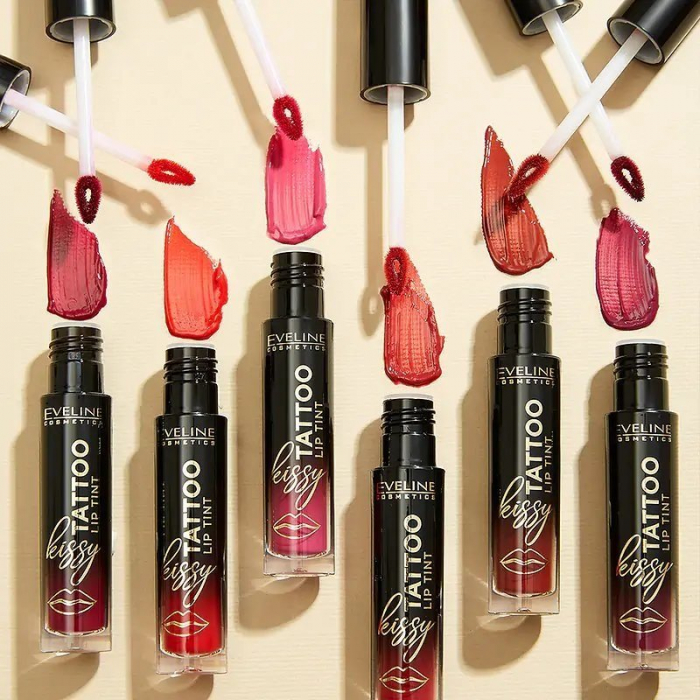 Ruj lichid Eveline Kissy Tattoo Lip Tint [2]