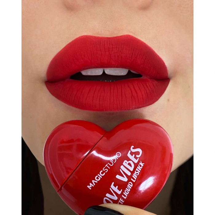 Ruj lichid Love Vibes Red Magic Studio 66010R02, rosu, 10 ml [3]