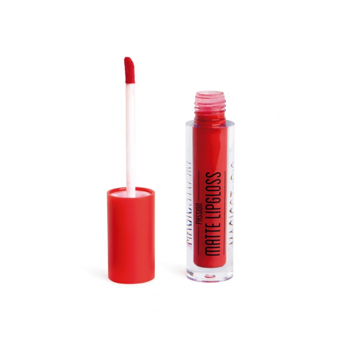 Ruj Lichid rezistent la apa, Matte Passion, Nr. 03, Rouge Perfect, Magic Studio [2]