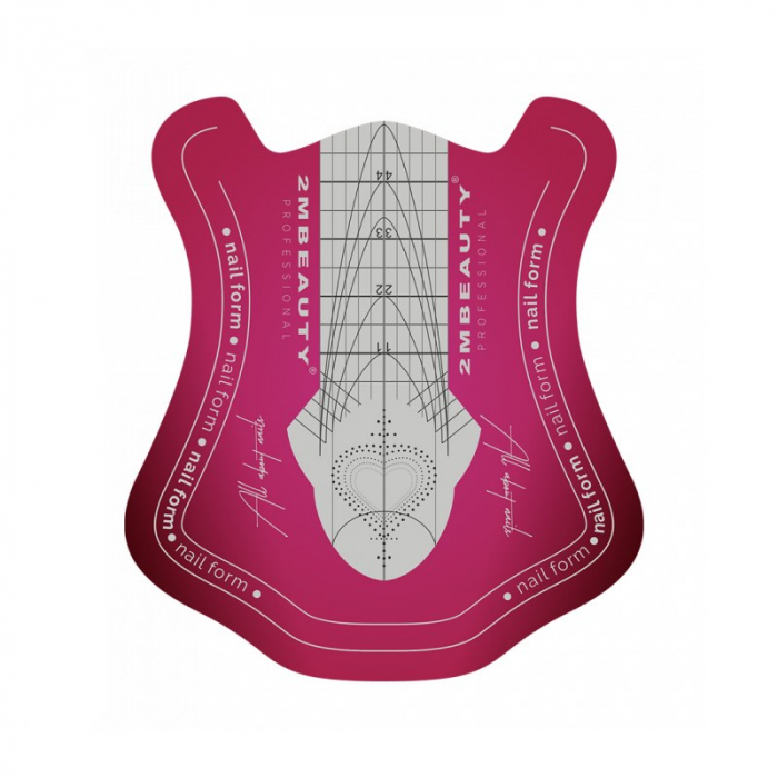Sabloane constructie unghii 2M Beauty Red Heart [2]