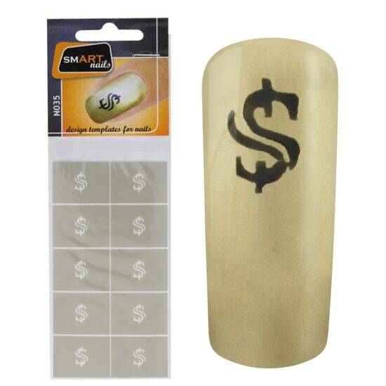 Sabloane de unghii, Smart Nails, Nr 35, dollar [1]
