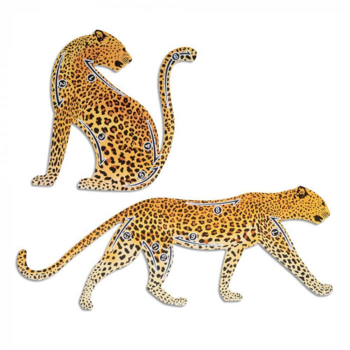 Sabloane machiaj pleoape Leopard Line, HO44-4 [2]