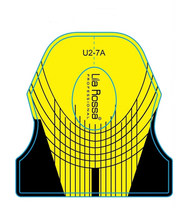 Sabloane unghii aurii, 500 buc, U2-7A [1]