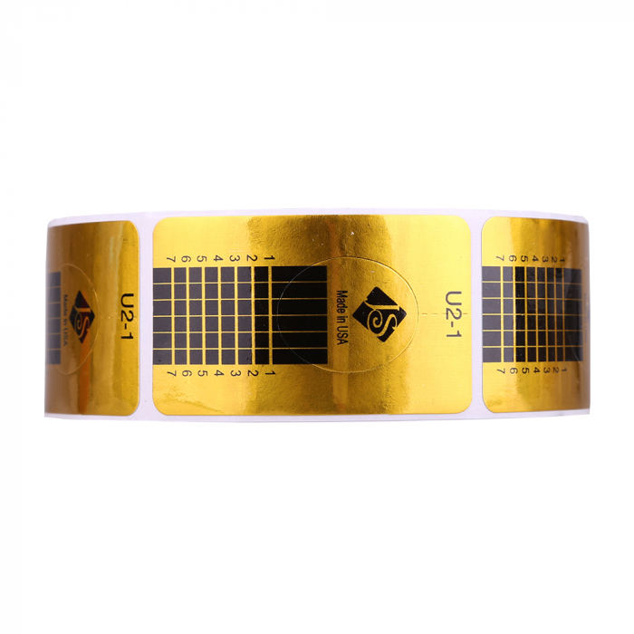 Sabloane unghii, aurii, U2-1, set 500 buc [1]