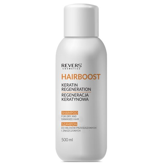 Sampon HairBoost Keratin Regeneration, pentru par uscat si deteriorat, Revers, 500ml [1]