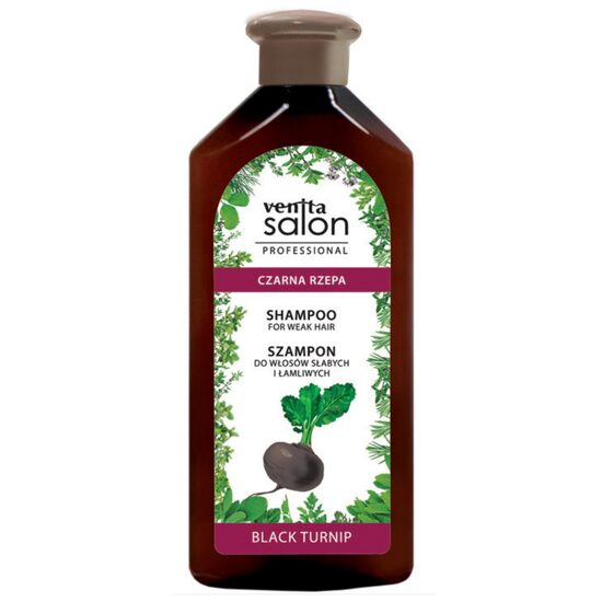 Sampon Herbal, cu Extract de Nap Negru, Salon Professional, pentru par fragil, subtire, Venita, 500ml [1]
