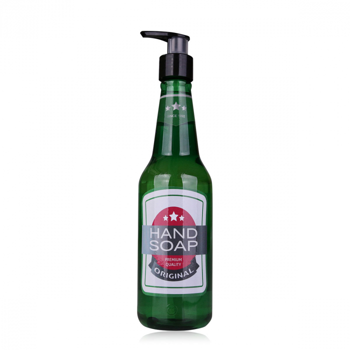 Set cadou barbati, sapun, 330ml hand soap AC BREW in beer bottle, fragrance: Beer, col. green, PU 6/12, set cadou craciun [1]