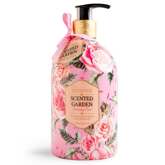 Sapun lichid cu dispenser si trandafiri Scented Garden IDC Institute 40191, 500ml [1]
