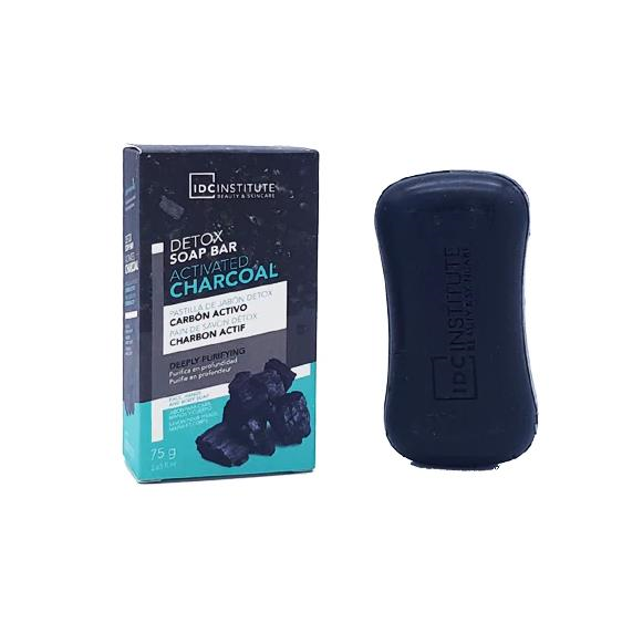 Sapun solid de detoxifiere cu carbon activ IDC institute 99612, 75 g [2]