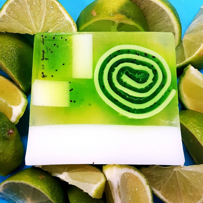 Sapun solid handmade Lime & Dandy Soap 100g, Bomb Cosmetics [3]