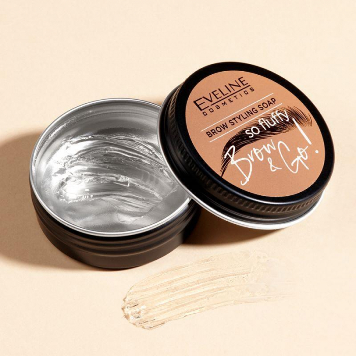 Sapun stilizare sprancene EVELINE Brow & Go Styling 25g [2]
