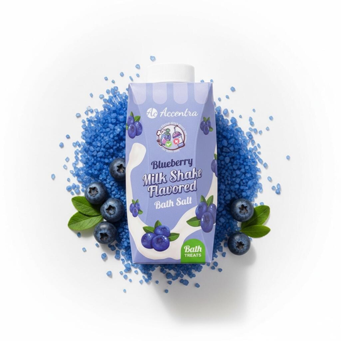 Sare de baie Milk Shake Afine, Accentra, 3562921, 200g [2]