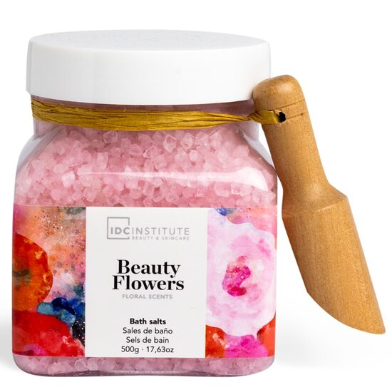 Sare de baie parfumata Beauty Flowers IDC Institute 44044, 500 g [1]