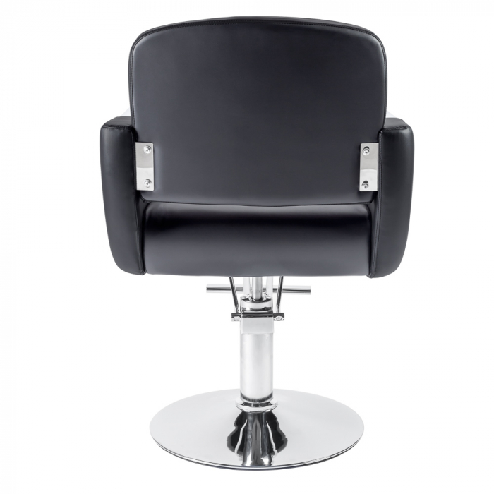 Scaun frizerie coafor Armand, reglabil pe inaltime, cu suport pentru picioare, negru [4]