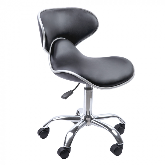 Scaun pentru frizerie sau salon Lila Rossa LZY-126 din piele ecologica [4]