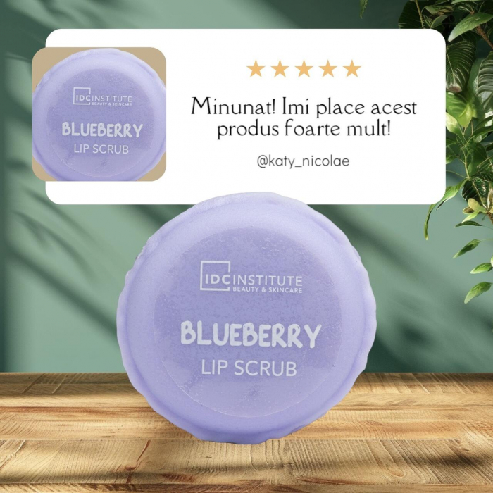 Scrub de buze Candy Sugar 12207 cu aroma de afine, IDC Institute [3]