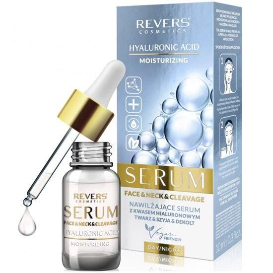 Ser hidratant pentru fata, gat si decolteu cu Acid Hyaluronic, Revers, 10ml [2]