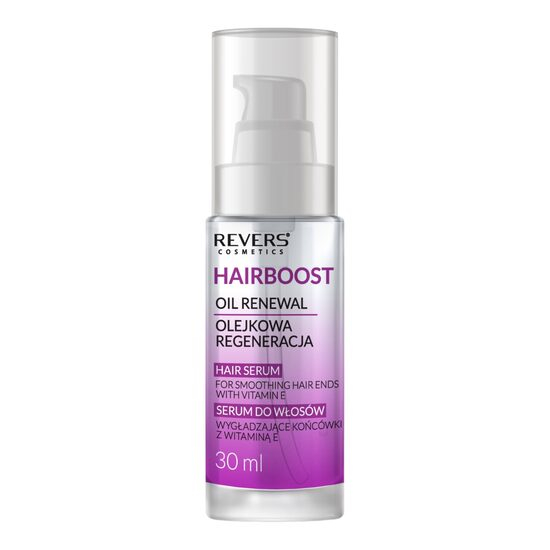 Ser siliconic cu vitamina E pentru netezirea varfurilor de par, Hairboost, Revers [1]