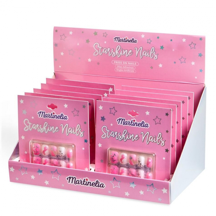Set 10 unghii false Starshine Nails, cu adeziv Press-On, pentru fetite, Martinelia [3]
