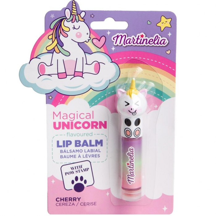 Set 12 Balsamuri de buze cu stampila Magical Unicorn, Martinelia, 79003, 1,8g [5]