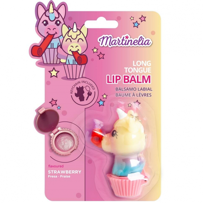 Set 12 bucati Balsam de buze Unicorn Tongue, pentru copii, Martinelia, 79001BL [4]