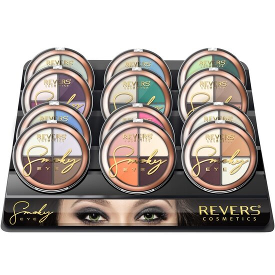 Set 12 bucati fard de pleoape Smoky Eye, Revers, Set 1, nuante mate [1]