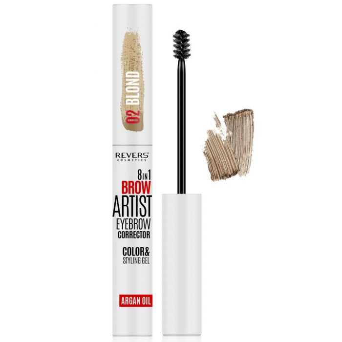 Set 12 bucati Gel styling corector sprancene 8 in 1 Brow Artist Revers, 7 ml [2]