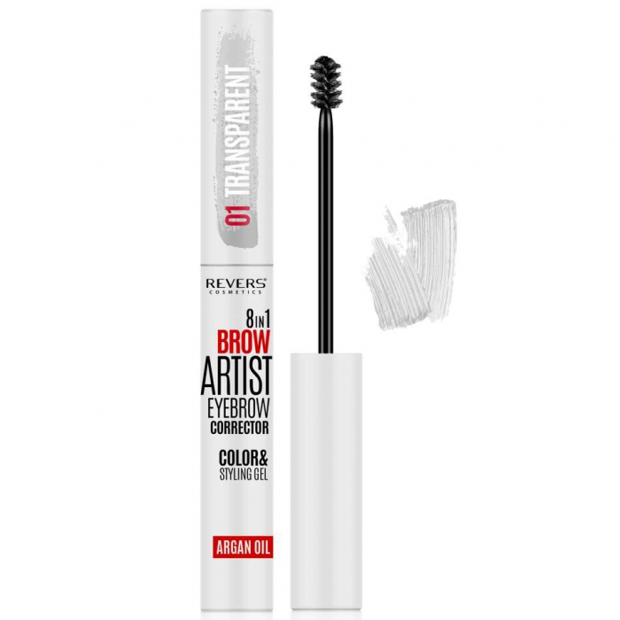 Set 12 bucati Gel styling corector sprancene 8 in 1 Brow Artist Revers, 7 ml [7]