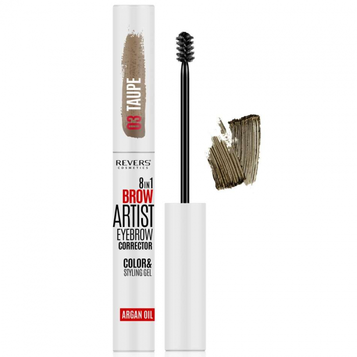 Set 12 bucati Gel styling corector sprancene 8 in 1 Brow Artist Revers, 7 ml [3]