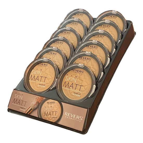 Set 12 bucati Pudra New Skin Matt, efect matifiere, Revers [1]
