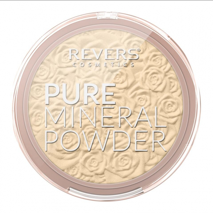 Set 12 bucati Pudra pentru fata, Compacta, Mineral Pure, Revers, 12 g [7]
