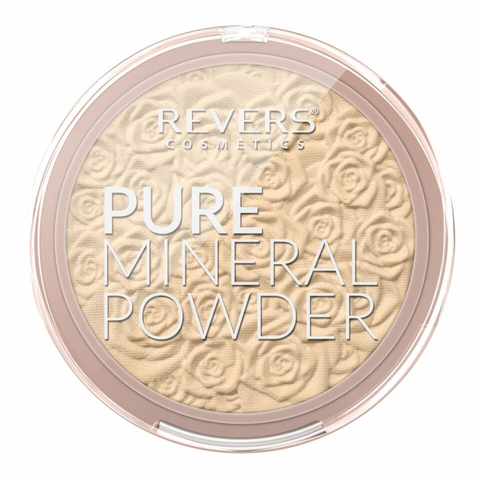 Set 12 bucati Pudra pentru fata, Compacta, Mineral Pure, Revers, 12 g [2]