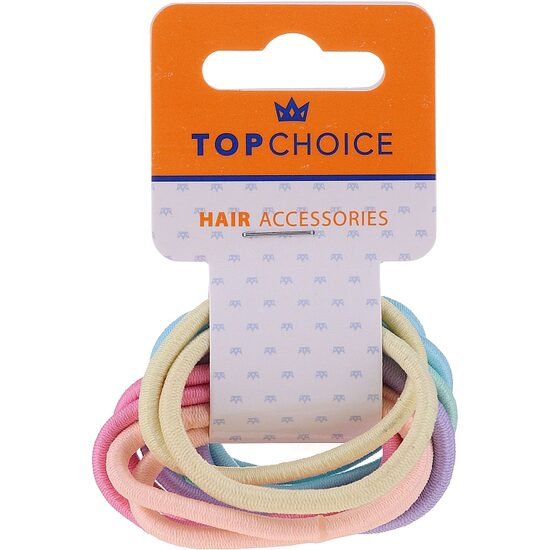 Set 12 elastice de par multicolore, Top Choice 22500 [1]