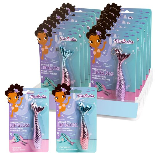 Set 12 luciuri de buze breloc Mermaid Tail, 79000BL, 1.9 g, Martinelia [1]