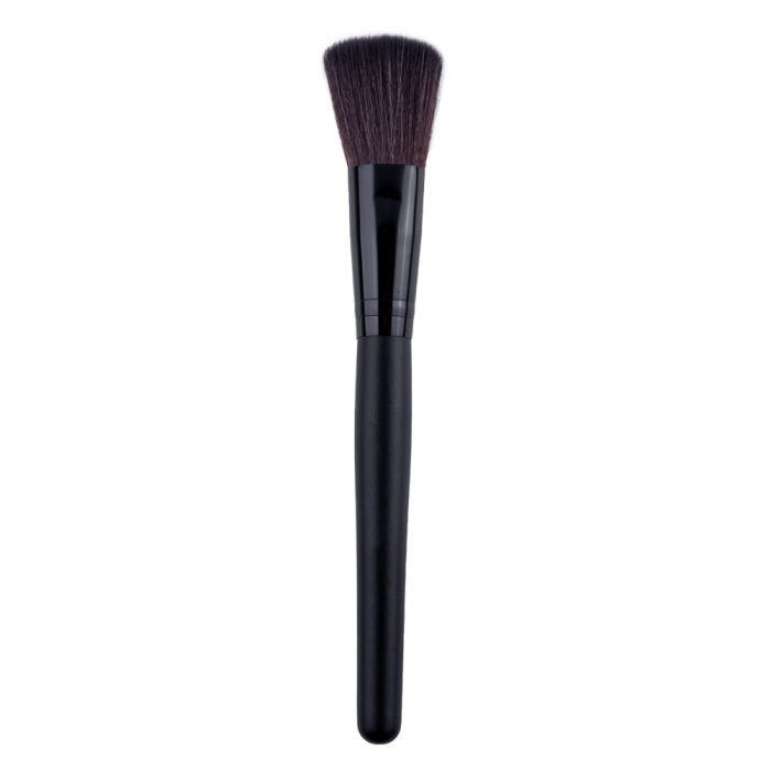 Set 12 pensule makeup Megaga, Lila Rossa, cu husa neagra [9]