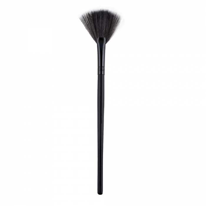 Set 12 pensule makeup Megaga, Lila Rossa, cu husa neagra [11]
