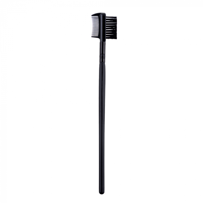 Set 12 pensule makeup Megaga, Lila Rossa, cu husa neagra [6]