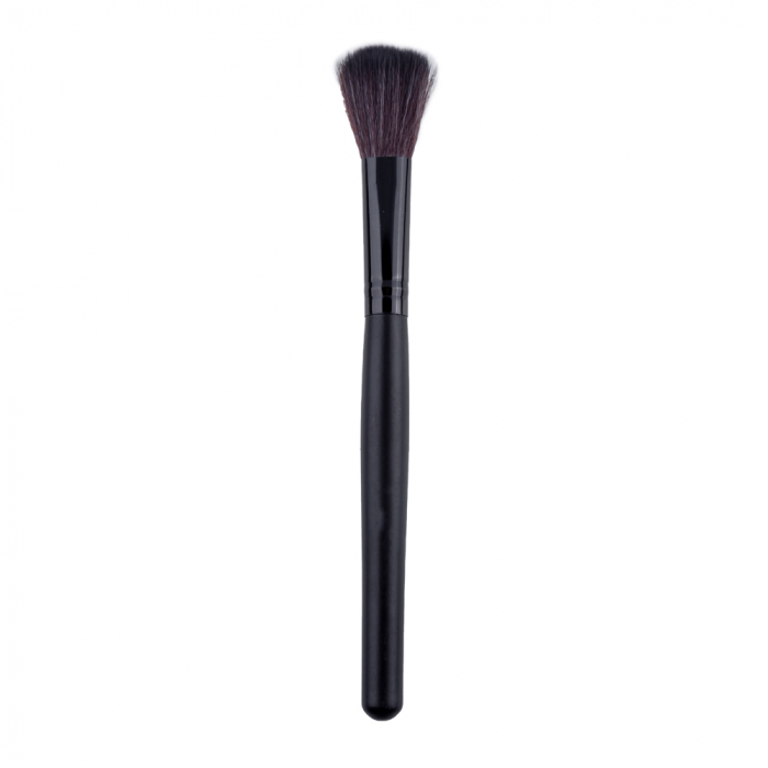 Set 12 pensule makeup Megaga, Lila Rossa, cu husa neagra [10]