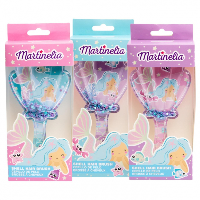Set 12 perii de par, Mermaid Shell, 90034, Martinelia [4]