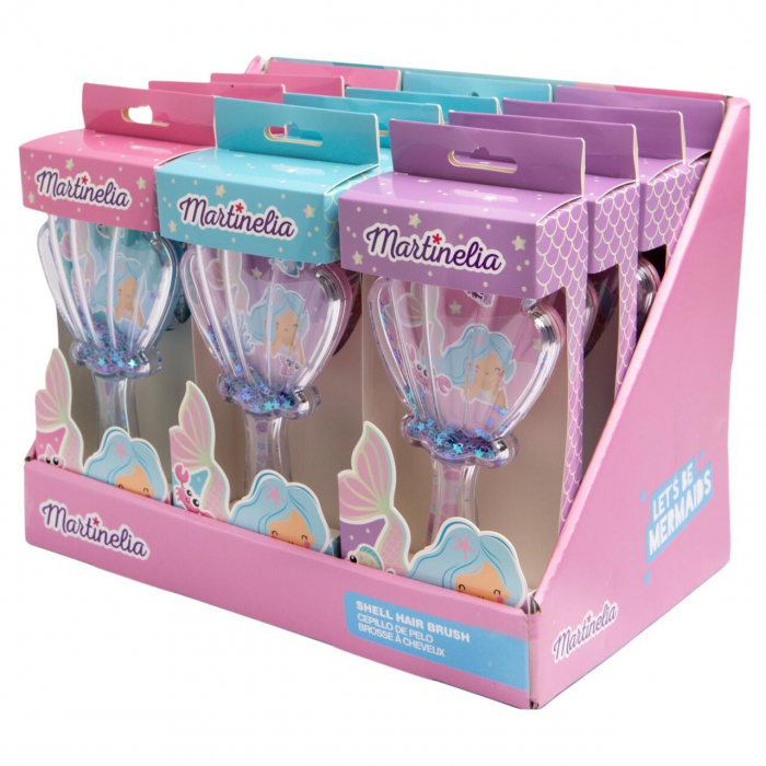 Set 12 perii de par, Mermaid Shell, 90034, Martinelia [3]
