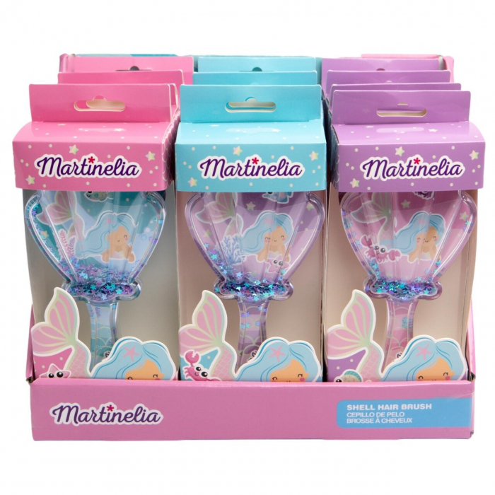 Set 12 perii de par, Mermaid Shell, 90034, Martinelia [2]
